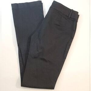 Zara Basic Women's Black Flat Front Casual Pants Size 6
